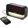 Timex T128 Decorative XBBU Dual Alarm Clock with USB Charging and Night Light (Black)