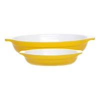 Emile Henry's high-quality dishware is carefully crafted using durable ceramic for slow, naturally even cooking. In an array of bright, fade-resistant hues, these dishes can be used on the stove or in the oven or microwave, and dishwasher safe for easy cleaning. Emile Henry's high-quality dishware is carefully crafted using durable ceramic for slow, naturally even cooking. In an array of bright, fade-resistant hues, these dishes can be used on the stove or in the oven or microwave, and dishwasher safe for easy cleaning.