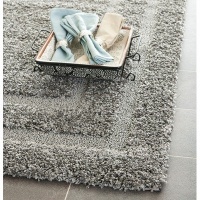 Safavieh Florida Shag Collection SG454-8080 Grey Shag Area Rug, 8-Feet by 10-Feet Safavieh Florida Shag Collection SG454-8080 Grey Shag Area Rug, 8-Feet by 10-Feet