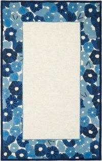 Area Rug 6x6 Round Contemporary Blue Color - Safavieh Martha Stewart Rug from RugPal Area Rug 6x6 Round Contemporary Blue Color - Safavieh Martha Stewart Rug from RugPal