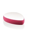 A dual-sided sponge designed to provide versatility in application. Use the smooth pink side for liquids, gels and creams. The white flocked side for flawless delivery of powders and powder foundations. Buff and polish with either side.