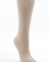 17 Colors Available Socks Jersey Crew Wool Cashmere Blend Womens Color:: Suede