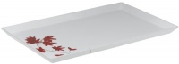 Mikasa Pure Red Fine China 13-Inch Rectangular Tray Mikasa Pure Red Fine China 13-Inch Rectangular Tray