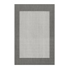 Couristan 1005/3012 Recife Checkered Field/Grey-White 2-Feet by 3-Feet 7-Inch Rug