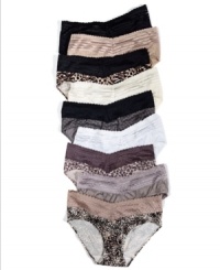 Comfy, cute and flattering to boot! The innovative lace waistband on Warner's No Pinching No Problem hipster leaves you with a silky smooth silhouette. Style #5609 Comfy, cute and flattering to boot! The innovative lace waistband on Warner's No Pinching No Problem hipster leaves you with a silky smooth silhouette. Style #5609