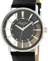 Kenneth Cole New York See Thru Black Dial Men's watch #KC1793