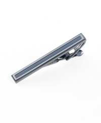 This tie bar from Kenneth Cole Reaction gives your look nuanced texture. This tie bar from Kenneth Cole Reaction gives your look nuanced texture.