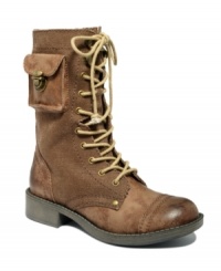 Ruggedly cute and functional. Roxy's Oregon booties feature a lace-up vamp, an inside zipper and a side pocket for your most necessary items. Ruggedly cute and functional. Roxy's Oregon booties feature a lace-up vamp, an inside zipper and a side pocket for your most necessary items.
