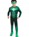 Green Lantern Child's Deluxe Hal Jordan Costume With Light Up Logo