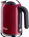 DeLonghi Kmix 54-Ounce Kettle, Red