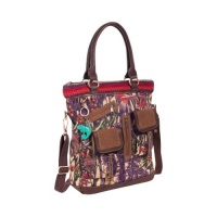 The Sak Artist Circle Utility bag (Purple Bamboo) The Sak Artist Circle Utility bag (Purple Bamboo)
