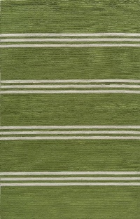 Momeni Veranda Collection Round Color Rug, Lime, 9' Round
