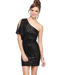 Dare to sizzle in trend-right sequins with this sleek party dress from B Darlin – an extra-luxe number designed for the party of the year! Dare to sizzle in trend-right sequins with this sleek party dress from B Darlin – an extra-luxe number designed for the party of the year!