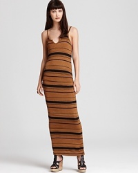 Opt for an ultra-cool take on summer dressing in this boldly striped Kain Label maxi dress.