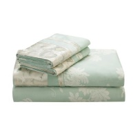 Natori Harmoni 400-Tread Count Cotton Print King Fitted Sheet Natori Harmoni 400-Tread Count Cotton Print King Fitted Sheet
