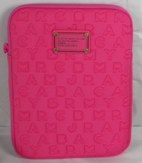 Marc Jacobs Dreamy Logo Neoprene Tablet Case Fluoro Fuchsia Marc Jacobs Dreamy Logo Neoprene Tablet Case Fluoro Fuchsia