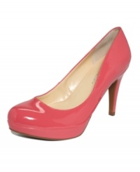 Classically chic. Every well-dressed woman needs the perfect pair of pumps, but Marc Fisher's Sydney modernizes the look with a glossy patent finish and trendy almond-toe silhouette. Available exclusively at Macy's. Classically chic. Every well-dressed woman needs the perfect pair of pumps, but Marc Fisher's Sydney modernizes the look with a glossy patent finish and trendy almond-toe silhouette. Available exclusively at Macy's.