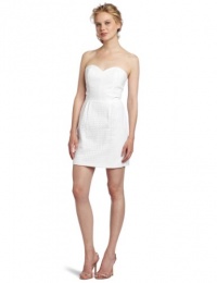 Rebecca Minkoff Women's M Bustier Strapless Dress, White, 4 Rebecca Minkoff Women's M Bustier Strapless Dress, White, 4