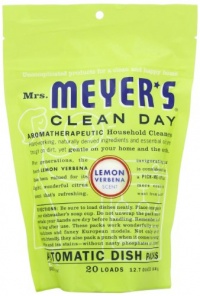 Mrs. Meyer's Clean Day Lemon Verbena Auto Dishwashing Packs (Pack of 6) Mrs. Meyer's Clean Day Lemon Verbena Auto Dishwashing Packs (Pack of 6)