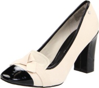 Rockport Women's Helena Knot Tie Pump, Cream/Black, 8.5 M US Rockport Women's Helena Knot Tie Pump, Cream/Black, 8.5 M US