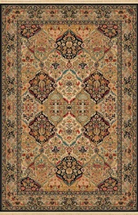 Karastan Empress Kirman Black Rug Size: 5'9 x 9' Karastan Empress Kirman Black Rug Size: 5'9 x 9'