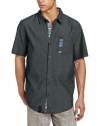 LRG Men's Free Bricks Short Sleeve Woven