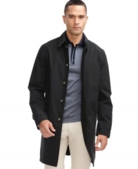 With classic styling, this Lauren by Ralph Lauren raincoat keeps your sophistication intact. With classic styling, this Lauren by Ralph Lauren raincoat keeps your sophistication intact.