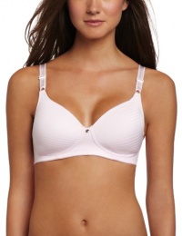 Warner's Women's Secret Makeover Natural Lift Wire Free Striped Bra Warner's Women's Secret Makeover Natural Lift Wire Free Striped Bra