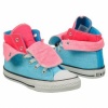 CONVERSE Kids' CT Two Fold Washed B (Neon Blue/Neon Pink 2.0 M)