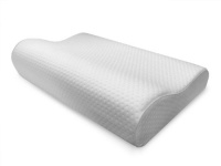 Sensorpedic Luxury Extraordinaire Contour Memory Foam Neck Pillow with Ventilated Icool Technology, Jumbo Size, White Sensorpedic Luxury Extraordinaire Contour Memory Foam Neck Pillow with Ventilated Icool Technology, Jumbo Size, White