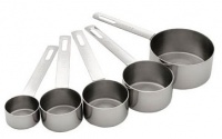 MIU 5-Piece Stainless Steel Measuring Cup Set MIU 5-Piece Stainless Steel Measuring Cup Set