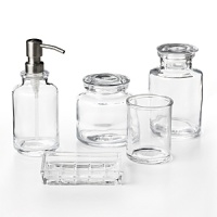 For more than 30 years, Waterworks has brought impeccable style, craftsmanship and service to the American Bath. The Apothecary Collection inspired from authentic apothecary jars, has been styled with generous dimensions appropriate for today's consumer needs. The durability of the heavy glass mixed with rounded, clean styling create the perfect mix for any bath environment.