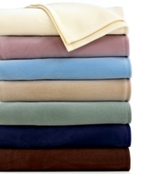 Perfect for year-round use, this Vellux blanket will layer every bed in the house with plush velvety softness that is warm yet lightweight to keep you comfortable in any season. Perfect for year-round use, this Vellux blanket will layer every bed in the house with plush velvety softness that is warm yet lightweight to keep you comfortable in any season.