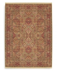 Beaming with beauty, as if they have been buffed by the Sultan's slipper. The elaborate designs of Empress Kirman Collection have been inspired by museum-quality pieces of the Orient. Each is artfully woven though the back with specially dyed, premium wool for clarity of color and detail and then Luster-Washed(tm) for a beautiful sheen. Beaming with beauty, as if they have been buffed by the Sultan's slipper. The elaborate designs of Empress Kirman Collection have been inspired by museum-quality pieces of the Orient. Each is artfully woven though the back with specially dyed, premium wool for clarity of color and detail and then Luster-Washed(tm) for a beautiful sheen.
