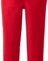 Hartstrings Girls 2-6X Toddler Knit Ponte Pant, Christmas Red, 2T