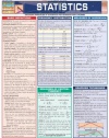 Statistics Laminate Reference Chart: Parameters, Variables, Intervals, Proportions (Quickstudy: Academic )