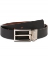 Add some texture to your look with this pebbled leather belt from Kenneth Cole Reaction.  The diamond pattern adds some extra polish to your look.