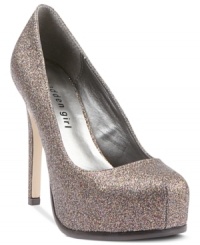Subtle all-over glitter makes the Tiara platform pumps by Madden Girl a sight for sore eyes. Watch this shimmering pair transform your favorite nighttime look. Subtle all-over glitter makes the Tiara platform pumps by Madden Girl a sight for sore eyes. Watch this shimmering pair transform your favorite nighttime look.