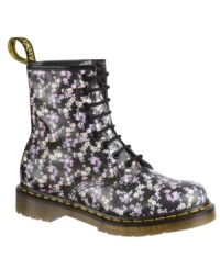 Dr. Marten's 1460 Floral Boots are pure girl power with their sweet combination of a strong boot silhouette and a dainty floral print pattern. Dr. Marten's 1460 Floral Boots are pure girl power with their sweet combination of a strong boot silhouette and a dainty floral print pattern.