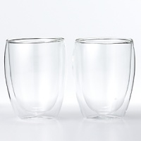 Handmade by expert artisans, this insulated, double-wall glassware is made from a lightweight borosilicate glass that is just as strong as typical glassware. Resistant to temperature swings, it keeps both warm drinks and cool drinks at just the right temperature. Because beverages are held entirely by the inner wall, there's no condensation-so no need for a coaster. Handmade by expert artisans, this insulated, double-wall glassware is made from a lightweight borosilicate glass that is just as strong as typical glassware. Resistant to temperature swings, it keeps both warm drinks and cool drinks at just the right temperature. Because beverages are held entirely by the inner wall, there's no condensation-so no need for a coaster.
