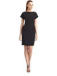 THE LOOKBateau necklineShort sleevesFront and back seamsV-cut backZip with hook-and-eye closureTHE FITAbout 38½ from shoulder to hemTHE MATERIALSilkSilk liningCARE & ORIGINDry cleanMade in ItalyModel shown is 5'10½ (179cm) wearing US size 4. THE LOOKBateau necklineShort sleevesFront and back seamsV-cut backZip with hook-and-eye closureTHE FITAbout 38½ from shoulder to hemTHE MATERIALSilkSilk liningCARE & ORIGINDry cleanMade in ItalyModel shown is 5'10½ (179cm) wearing US size 4.