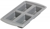 Wilton Avanti Everglide Metal-Safe Non-Stick 4 Cavity Mini Loaf Pan Wilton Avanti Everglide Metal-Safe Non-Stick 4 Cavity Mini Loaf Pan