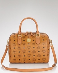 The classic makes a comeback - that's the approach behind MCM's update of it's satchel. Crafted from durable logo-stamped canvas and in a much-loved shape, it's an ever chic choice. The classic makes a comeback - that's the approach behind MCM's update of it's satchel. Crafted from durable logo-stamped canvas and in a much-loved shape, it's an ever chic choice.