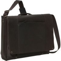 SOLO Vintage Collection Laptop Messenger Bag, Holds Notebook Computer up to 16 Inches, in Columbian Leather, Espresso, VTA502-3 SOLO Vintage Collection Laptop Messenger Bag, Holds Notebook Computer up to 16 Inches, in Columbian Leather, Espresso, VTA502-3