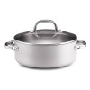 Anolon Chef Clad Stainless Steel 4-Quart Covered Dutch Oven