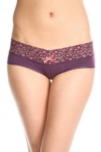 HoneyDew Sexy Supersoft Cross-Dyed Lace Accent Rayon Hipster Panties - Jam N Jelly - Large HoneyDew Sexy Supersoft Cross-Dyed Lace Accent Rayon Hipster Panties - Jam N Jelly - Large