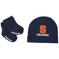 Syracuse University Orange Caps : Syracuse Orange Infant Stork Cap & Booties Set - Navy Blue Syracuse University Orange Caps : Syracuse Orange Infant Stork Cap & Booties Set - Navy Blue