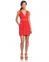 XOXO Juniors Lattice Back Dress, Coral, 0/0