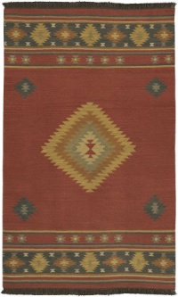 Surya Clay River JT-1033 2.6 by 8 Rug, Red Surya Clay River JT-1033 2.6 by 8 Rug, Red