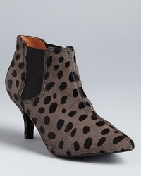 Pour La Victoire combines the pointed toe and animal print trends in a stylish design. Calf hair takes the cheetah print luxe. Pour La Victoire combines the pointed toe and animal print trends in a stylish design. Calf hair takes the cheetah print luxe.